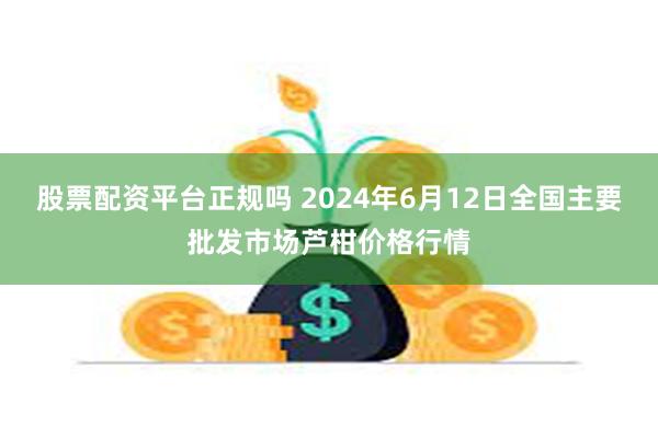 股票配资平台正规吗 2024年6月12日全国主要批发市场芦柑价格行情