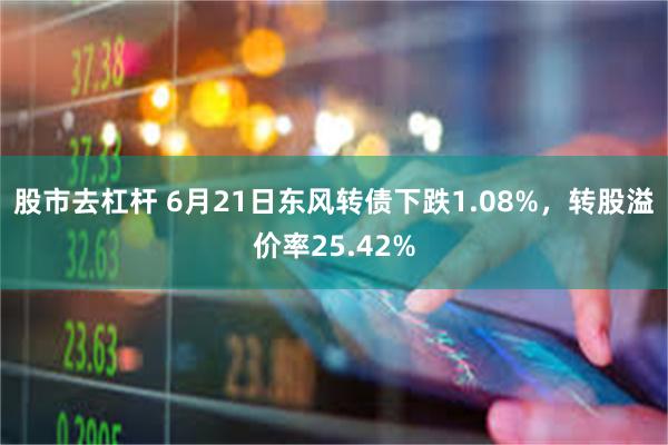 股市去杠杆 6月21日东风转债下跌1.08%，转股溢价率25.42%