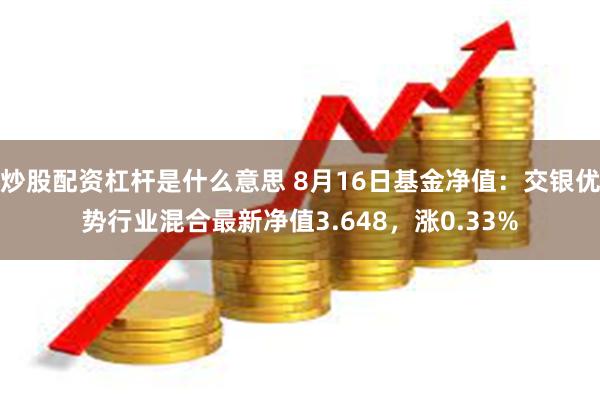 炒股配资杠杆是什么意思 8月16日基金净值：交银优势行业混合最新净值3.648，涨0.33%