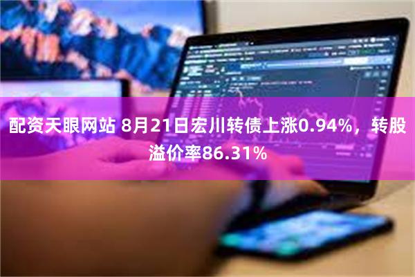 配资天眼网站 8月21日宏川转债上涨0.94%，转股溢价率86.31%