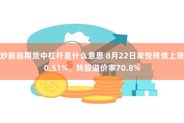 炒股指期货中杠杆是什么意思 8月22日家悦转债上涨0.51%，转股溢价率70.8%