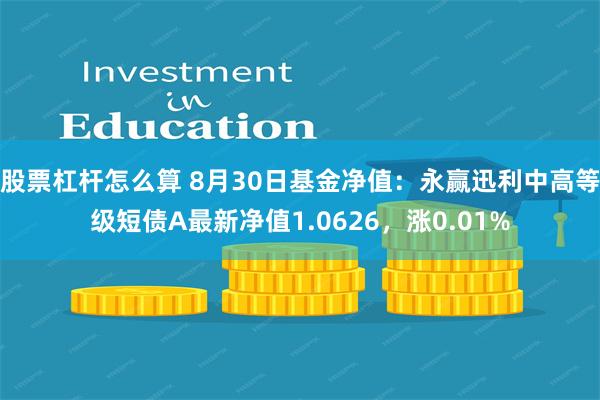 股票杠杆怎么算 8月30日基金净值：永赢迅利中高等级短债A最新净值1.0626，涨0.01%