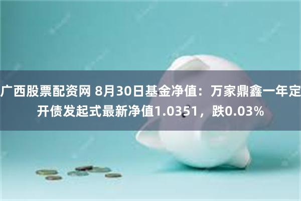 广西股票配资网 8月30日基金净值：万家鼎鑫一年定开债发起式最新净值1.0351，跌0.03%