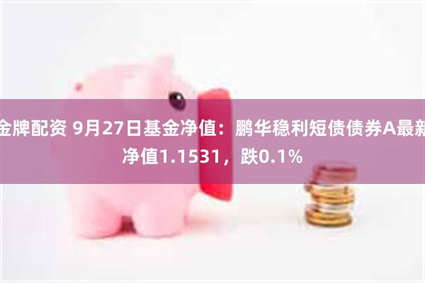 金牌配资 9月27日基金净值：鹏华稳利短债债券A最新净值1.1531，跌0.1%