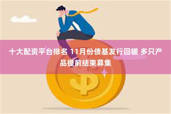 十大配资平台排名 11月份债基发行回暖 多只产品提前结束募集