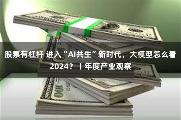 股票有杠杆 进入“AI共生”新时代，大模型怎么看2024？〡年度产业观察