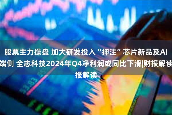 股票主力操盘 加大研发投入“押注”芯片新品及AI端侧 全志科技2024年Q4净利润或同比下滑|财报解读